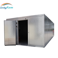 Chambre froide personnalisée pour fruits de mer avec certification NSF, unité de réfrigération pour la transformation des produits frigorifiques