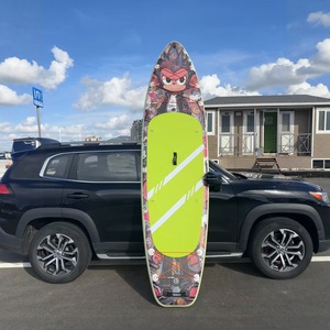 Planche à pagaie gonflable tout-terrain ultra stable avec accessoires, planche de stand-up paddle portable pour débutants - Product Image 2