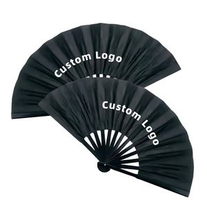 Stargift Hot Éventail pliant de 13 pouces en PVC transparent avec <span class=keywords><strong>film</strong></span> holographique réfléchissant, grand éventail de Kung Fu pour la danse en ligne - Product Image 1