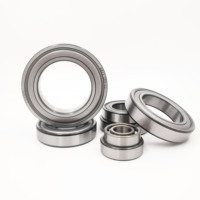 Roulements à billes à gorge profonde Connel P0 Precision C0 Clearance Série 6000 6003-2RS/ZZ, étanchéité, acier au carbone, simple rangée
