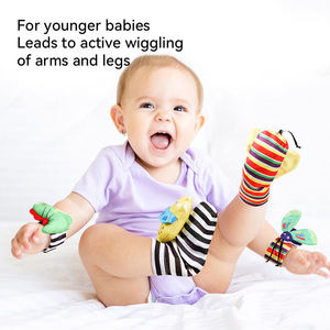 Regalos para Baby Shower: Set de Sonajeros para Bebés Recién Nacidos (Niñas y Niños) de 3 a 12 Meses, con Sonajeros para Manos y Pies, y Sonajeros de Muñeca - Product Image 2