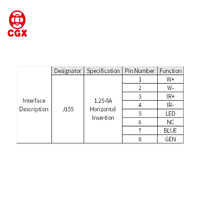 Carte PCB LED blanche et infrarouge CGX, diode IR SMD, assemblage PCBA, épaisseur de cuivre 1 oz, accessoires OEM/ODM pour caméra de sécurité CCTV