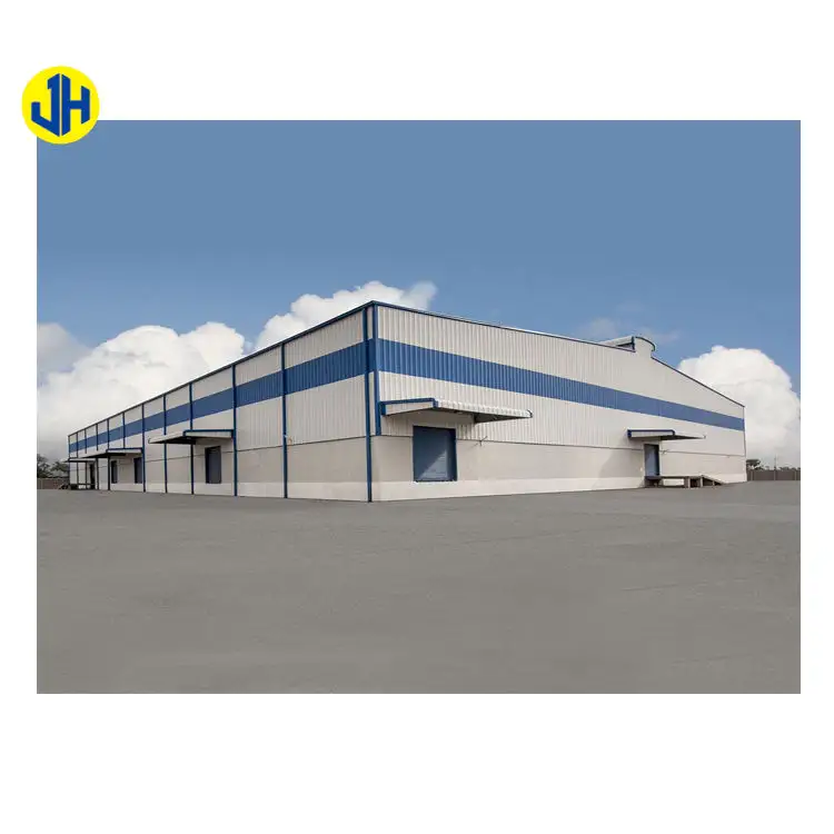 gable frame light metal building prefabricated industrial steel structure warehouse for sale