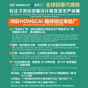 Transfert thermique de motifs de voiture en strass HONGCAI pour vêtements et confections sur mesure - Product Image 2