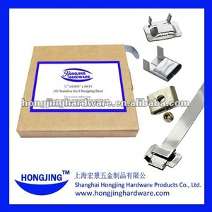 Correa de cinta de acero inoxidable, para cable, telecomunicaciones, transporte, postes - Product Image 4