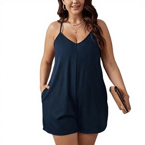 Nouvelles Jambières d'été pour femmes, taille haute, coupe large, longueur genou, à motif floral, avec bretelles spaghetti, respirantes, écologiques, en tricot, col en V, décontractées pour les fêtes - Product Image 3