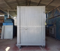 Four de cuisson et de séchage industriel à commande PLC, alimenté au diesel/gaz/GPL, pour revêtement en poudre d'acier et jantes métalliques