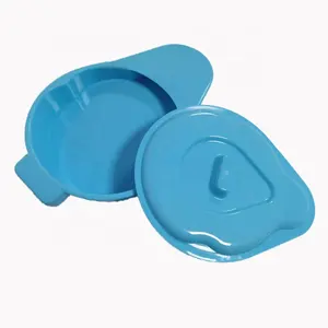 Hospital Medical plastic bedpan with cover
