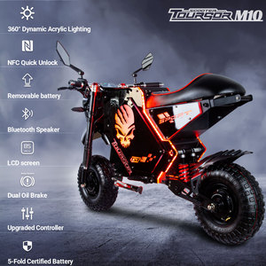 Motocicleta <span class=keywords><strong>Eléctrica</strong></span> en Existencia en EE. UU. y la UE, Envío Gratuito, 10000 W, Sin Escobillas, 72 V, 35 Ah, Batería Extraíble, Suspensión Completa, Doble Rueda de 14 Pulgadas, <span class=keywords><strong>MTB</strong></span> - Product Image 6