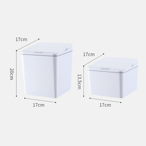 Chất Lượng Cao Đa Chức Năng 4L 6L Cảm Ứng Thông Minh Điện Máy Tính Để Bàn Xe Thùng Rác Bin Lưu Trữ Hộp - Product Image 5