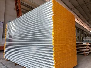 แผ่นโลหะฉนวนกันไฟ ดีไซน์ทันสมัย สำหรับอาคารพาณิชย์สูง โกดังเก็บความปลอดภัยภายนอกอาคาร และห้องเย็น - Product Image 4