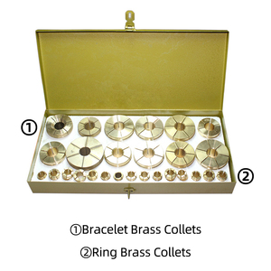 Bijoux Diamant Facettage Outil Anneau Bracelet Fixe Cuivre Manches <span class=keywords><strong>Laiton</strong></span> Anneau Collets pour Facettage Machine Accessoires - Product Image 6