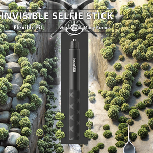 Palo de Selfie Invisible Ajustable de 114 cm Personalizado para Cámaras Deportivas Insta360 X3 One RS/VS <span class=keywords><strong>Go</strong></span> <span class=keywords><strong>2</strong></span>/ONE X - Accesorio Perfecto - Product Image 2