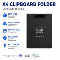 Porte-documents A4 personnalisé avec logo, dossier de classement professionnel durable avec clip robuste, porte-documents pour le travail de bureau