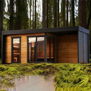 Sauna en bois d'extérieur Infraspa/Lay Down - Combinaison de douche à vapeur pour 6 à 8 personnes, sauna en palettes de bois pour la vente dans la cour - Product Image 3