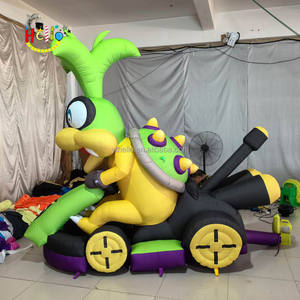 Tartaruga gonfiabile del modello animale gonfiabile divertente del fumetto dal motociclo - Product Image 6