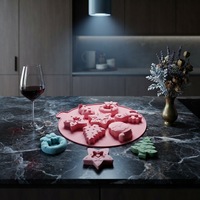 Engel-Liebe Herzförmige Umweltfreundliche Silikon-Schokoladenform Kuchenbackformen Handgemachte Seifen- und Kerzenform zum Valentinstag