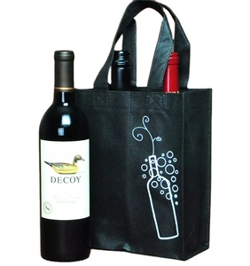 Promotional Single <strong>Wine</strong> <strong>Bags</strong> Custom Logo 6 Bottle Shopping Non Woven <strong>Wine</strong> Bottle <strong>Bag</strong> Gift Tote <strong>Wine</strong> <strong>Bag</strong> - Product Image 3