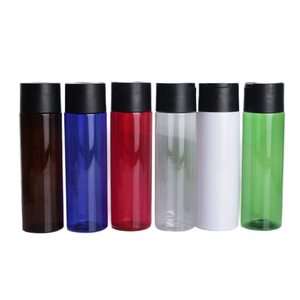 <b>Empty</b> Cosmetic Hair Conditioner Shampoo Body Wash Container 250ml PET <b>Plastic</b> <b>Bottle</b> 24/410 Screw Cap Squeeze Lotion - Product Image 1