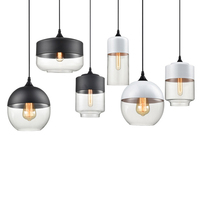 Décoration d'intérieur, verre ambré à grain de bois, verre vintage, lampe suspendue nordique