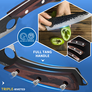 <span class=keywords><strong>Cuchillos</strong></span> <span class=keywords><strong>de</strong></span> Chef para Rebanar Frutas, Hoja Forjada, Acero Inoxidable, Juego <span class=keywords><strong>de</strong></span> <span class=keywords><strong>Cuchillos</strong></span> <span class=keywords><strong>de</strong></span> <span class=keywords><strong>Cocina</strong></span>, Herramientas <span class=keywords><strong>de</strong></span> Corte, Bolsa <span class=keywords><strong>de</strong></span> Tela Portátil - Product Image 3