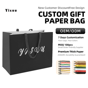 Sac Fourre-Tout Personnalisable et Écologique en Carton pour Emballage Cadeau, Aliments et Vêtements, avec Logo Personnalisé pour l'Emballage Commercial - Product Image 3