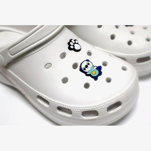 Simpatico cartone animato Panda piedini caverna fibbia bambini ragazzi e ragazze staccabili fiore in stock <span class=keywords><strong>scarpe</strong></span> per capelli veloci charms - Product Image 2