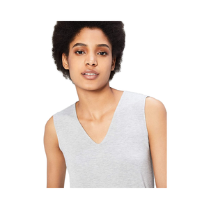 Vente en gros T-shirt court pour femmes débardeur sans couture Streetwear débardeur décontracté en tricot côtelé extensible Stock fabriqué au Pakistan - Product Image 1