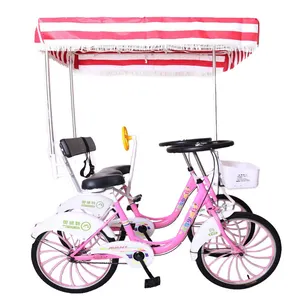 Лучшие продажи тандем велосипед/детскй 4-колесный для продажи/подержанная рольставни квадрицикл Суррей велосипед из Китая