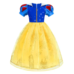 Costumi di Alta Qualità per Ragazze, Abito da Principessa <span class=keywords><strong>Biancaneve</strong></span>, <span class=keywords><strong>Costume</strong></span> da Regina delle Nevi - Product Image 3