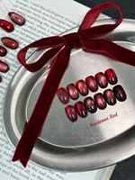 Nouveau kit de vernis à ongles gel effet œil de chat rouge 12 couleurs, haute saturation, brillance transparente, paillettes magnétiques