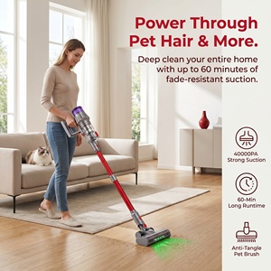 GV26 <b>Handheld</b> Cordless <b>Vacuum</b> Cleaner 800W Brushless Motor HEPA Filter Multi Cyclone Filtration Portable Lightweight Household - Product Image 2