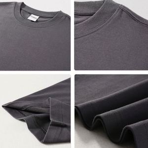 Design High Quality Cotton Men's Oversized T-Shirt with Custom Big Digital <b>Logo</b> Heavyweight Long Top-Promotional Offer - Product Image 4