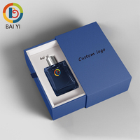 Boîte-cadeau en carton de luxe personnalisée revêtement UV finition stratifiée pour parfum emballage cosmétique avec tiroir à logo personnalisé