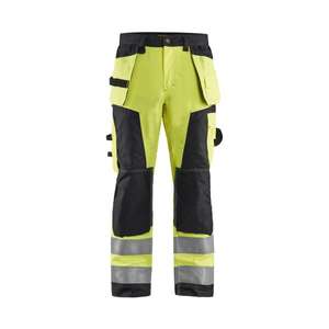 Blaklader กางเกงช่างฝีมือ Hi-Vis 156818113399C60ชุดทำงาน7330509402597 HI-VIS สีเหลือง/ดำ - Product Image 1