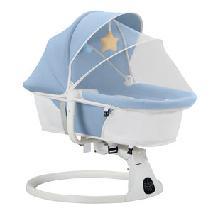 2025 Nieuw Model Draagbare Elektrische Automatische Baby Schommelstoel Draagbaar 5-in-1 Baby Wieg Slaapstoel 360 °   Babywieg - Product Image 4