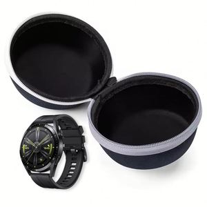 Boîte cadeau portable pour montre, étui de voyage pour montre, étui de protection pour montre intelligente avec doublure en mousse EVA pour cadeaux - Product Image 2