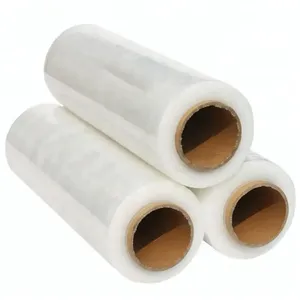 Soft Plastic Pallet <b>Wrap</b> Stretch Film Roll 50cm Moisture-Proof PE and LLDPE for Packaging - Product Image 1