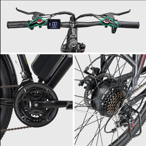 <span class=keywords><strong>Vélo</strong></span> électrique EM200 modèle Shelf 500W 48V12.5Ah avec cadre en acier, Shimano 21 vitesses, <span class=keywords><strong>vélo</strong></span> de ville électrique - Product Image 3