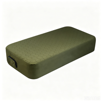 Matelas pneumatique personnalisable avec housse en tissu amovible et lavable et pompe intégrée, matelas pneumatique intérieur en PVC épais pour le camping et la maison