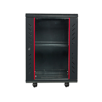 Armoire réseau murale 15U, rack de serveur 19 pouces, boîtier mural de données 600*600, armoire télécom, coffret avec porte vitrée 12U 16U 18U