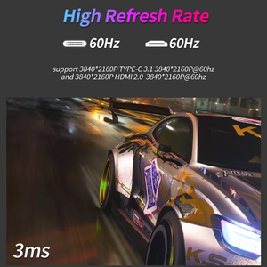 <strong>17</strong>.3 Inch Portable IPS LCD <strong>Monitor</strong> 4K 60Hz 1500:1 Contrast Built-in Speaker for Gaming TV-Box Desktop Type-C HD Portable <strong>Monitor</strong> - Product Image 6