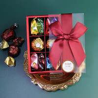 Mini Boîte Cadeau de Chocolats de Luxe en Papier Recyclé, Personnalisée, Petite Boîte à Bonbons pour la Saint-Valentin