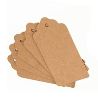 Étiquettes de prix en papier kraft double face de qualité supérieure, codes-barres, tailles et formes personnalisées, découpées, pour mariage, Noël, Thanksgiving, avec dorure à chaud