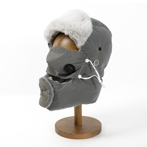 Casquette d'hiver unisexe, vente en gros d'usine, chapeau en tissu de laine chaud - Product Image 2