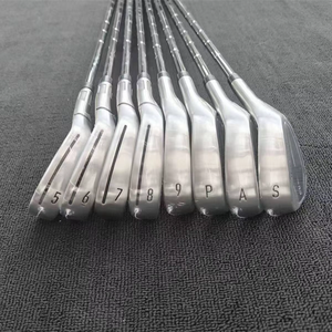 Juego de 7 Palos de Golf de Alta Calidad <span class=keywords><strong>2023</strong></span>, Modelo Forjado para Diestros, Hierros 4-9P, Varillas de Grafito/Acero, Fundas Incluidas - Product Image 1
