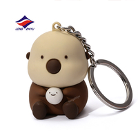 Longzhiyu 20 ans, porte-clés anime 3D personnalisé, porte-clés 3D et porte-clés en PVC caoutchouté, porte-clés personnalisé imperméable pour voiture et sac