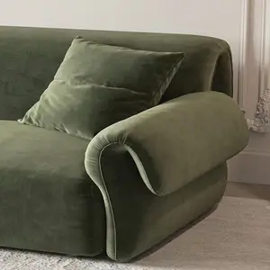 Fonte de fábrica melhor qualidade 100% poliéster estofados itália lantejoulas tecido de veludo para sofá