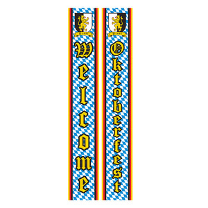 Özel üçgen dize bayrakları dekorasyon Couplets Bavarian bayrağı zemin duvar asmak için bayrak dekor açık Oktoberfest için - Product Image 6