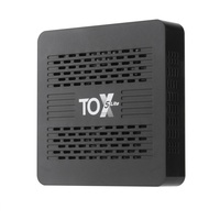 Ugoos TOX5 LITE Amlogic S905x5m 2G 32G Android 14 TV Box Wifi BT4.1 HDR10 RJ45 1000M Lan Av1 8k Android Set-top Box